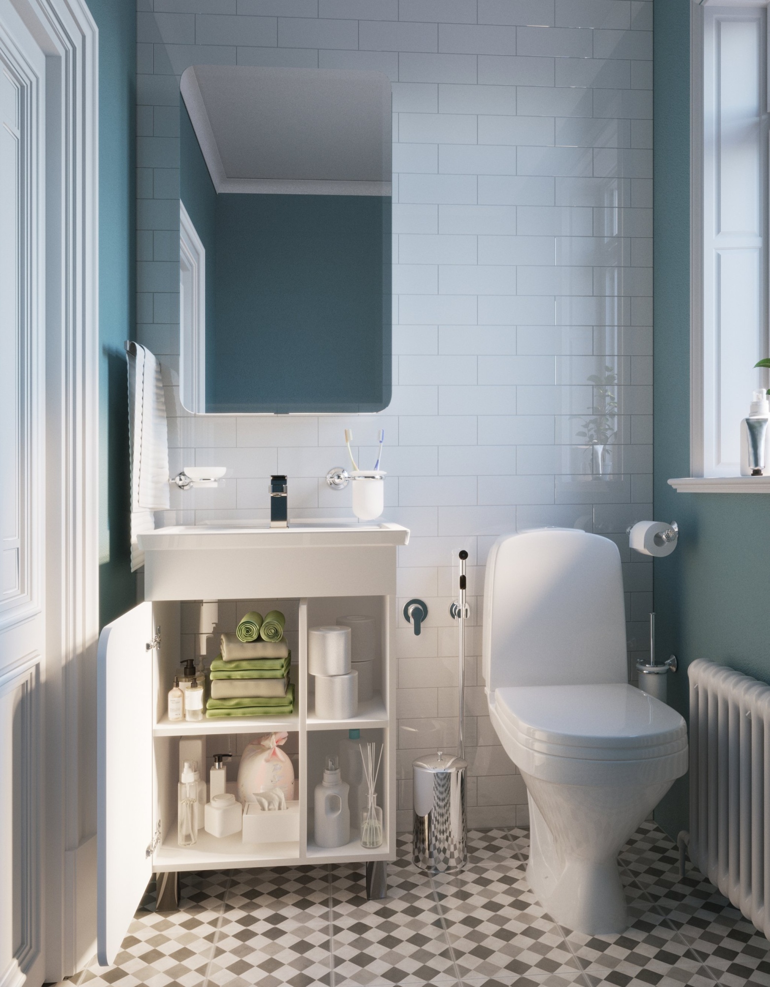 Зеркало-шкаф 1Marka Nuvo 50