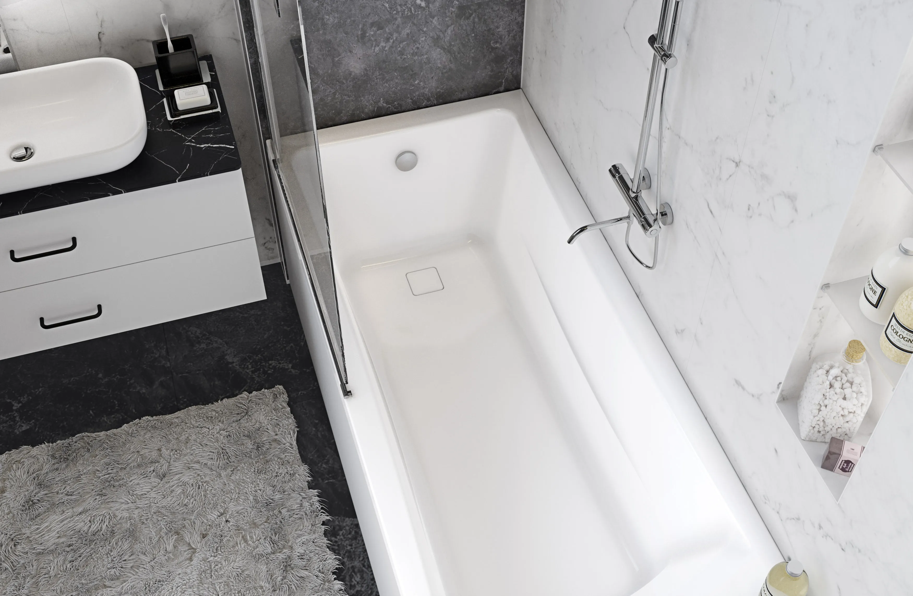 Акриловая ванна Marka One Prime 150*75