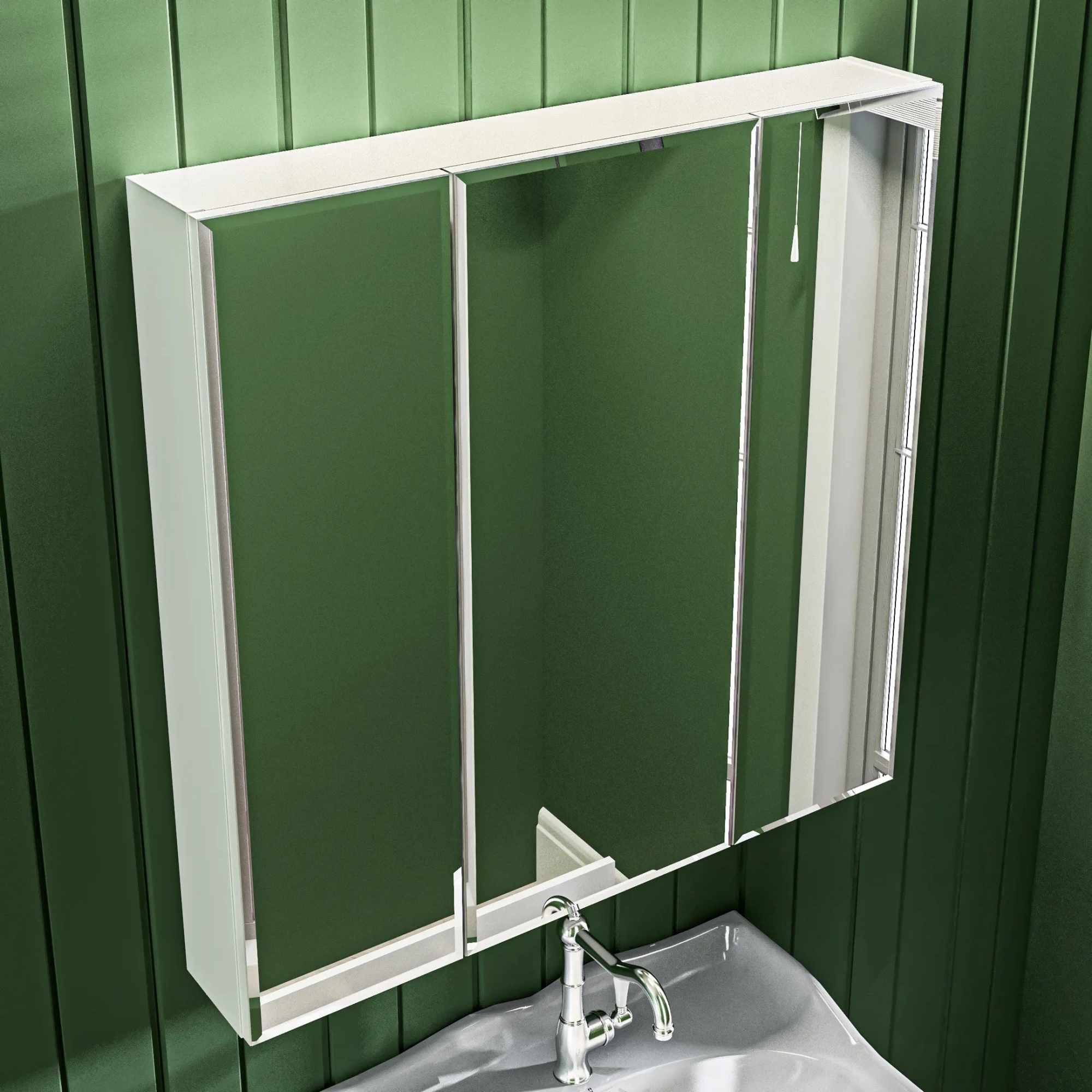 Зеркало-шкаф Marka One 80 3д