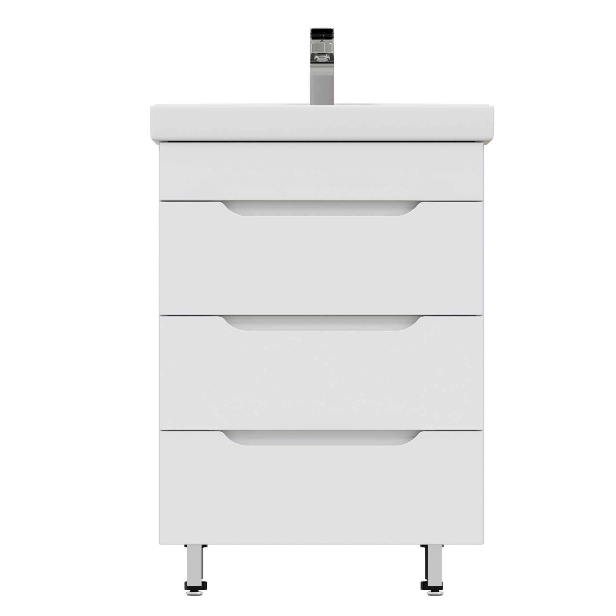 Напольная тумба Мирсант Soho 60/2 Quadro с доводчиком