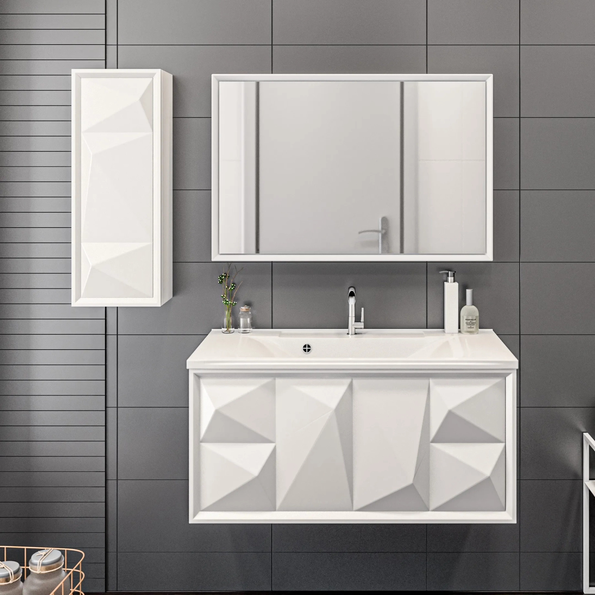 Пенал Marka One Romb 30П 1д. White L